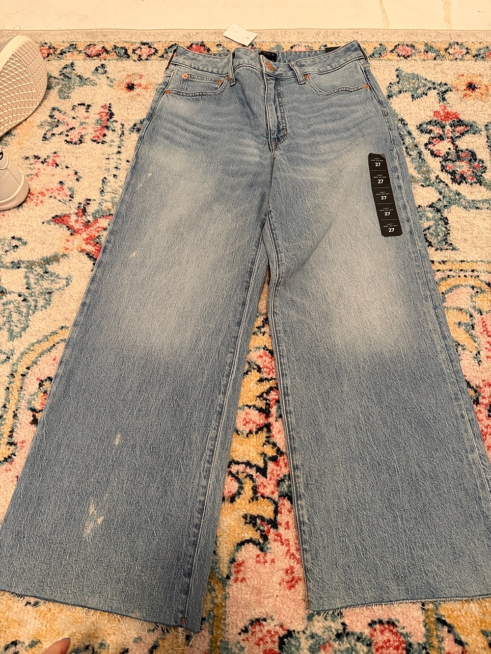 Wide Leg High-Rise Women's Jeans in Light Blue